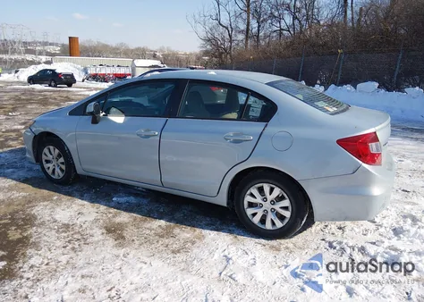 2012 Honda Civic Lx z USA, uszkodzony, nr VIN 19XFB2F50CE357208